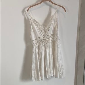 WORN ONCE! White Lace Free People dress